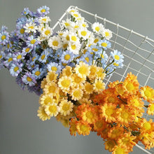 Load image into Gallery viewer, 30 Heads Cute Silk Daisy Artificial Decorative Flower DIY Wedding Flower Bouquet Home Room Table Decoration Photo Props
