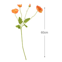 Load image into Gallery viewer, Artificial Flowers Poppies Fake Flowers Artificial Plant Decorative Flowers Home Decor Wedding Decoration
