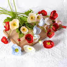 Load image into Gallery viewer, Artificial Flowers Poppies Fake Flowers Artificial Plant Decorative Flowers Home Decor Wedding Decoration
