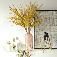 Load image into Gallery viewer, Winter Jasmine Artificial Flowers Silk Flowers Bouquet Artificial Dried Flowers for Wedding Decor Fake Flores

