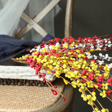 Load image into Gallery viewer, Winter Jasmine Artificial Flowers Silk Flowers Bouquet Artificial Dried Flowers for Wedding Decor Fake Flores
