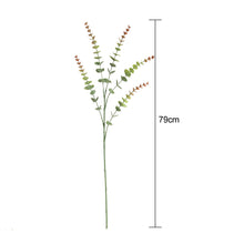 Load image into Gallery viewer, 1Pc Artificial Green Leaves Plants DIY Bridal Bouquet Fake Flowers For Home Garden Party Wedding Flower Decorations
