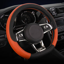 Load image into Gallery viewer, D Shape Car Steering Wheel Cover Non-slip Volant Braid Steering Wheel Funda Volante Auto
