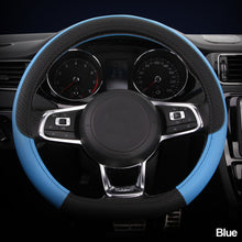 Load image into Gallery viewer, D Shape Car Steering Wheel Cover Non-slip Volant Braid Steering Wheel Funda Volante Auto
