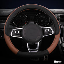 Load image into Gallery viewer, D Shape Car Steering Wheel Cover Non-slip Volant Braid Steering Wheel Funda Volante Auto
