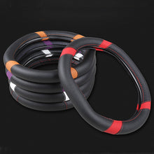 Load image into Gallery viewer, 34cm Car Steering Wheel Cover Leather Non-slip Steering Wheel Cover For Peugeot 3008 4008 5008 for Four Seasons
