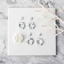 Load image into Gallery viewer, Geometric Polymer Clay Earring Cutter Cutting Mold DIY French Earrings Jewelry Pendant Embossing Making Tool
