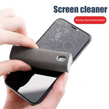 Load image into Gallery viewer, Mobile Phone Screen Cleaner Spray 2 In 1 Portable Tablet PC Screen Wiper Microfiber Cloth Set Cleaning Artifact
