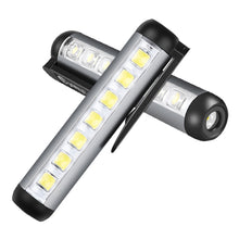 Load image into Gallery viewer, Mini LED Flashlight XPE + COB Lamp Beads Ultra Bright Torch With Clip Magnet Work Light Waterproof USB Rechargeable Flashlight
