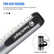 Load image into Gallery viewer, Mini LED Flashlight XPE + COB Lamp Beads Ultra Bright Torch With Clip Magnet Work Light Waterproof USB Rechargeable Flashlight
