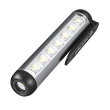Load image into Gallery viewer, Mini LED Flashlight XPE + COB Lamp Beads Ultra Bright Torch With Clip Magnet Work Light Waterproof USB Rechargeable Flashlight
