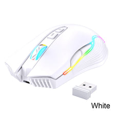 Load image into Gallery viewer, CW905 Cute Pink Wireless Gaming Mouse RGB Marquee Rechargeable Desktop Computer Notebook Mouse
