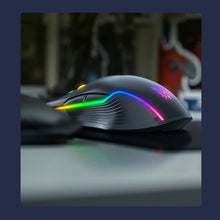 Load image into Gallery viewer, CW905 Pink Wired Gaming Mouse 7 Programmable Buttons 6 Levels Adjustable DPI 7 RGB Lighting Modes Ergonomic Mice for PC
