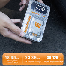 Load image into Gallery viewer, 4000mAh 150psi Car Air Compressor Electric Air Pump Tire Inflatable Pump Mechanical Industrial Wireless/Wired Car Tyre Inflator
