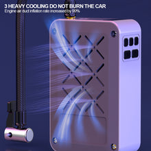 Load image into Gallery viewer, 4000mAh 150psi Car Air Compressor Electric Air Pump Tire Inflatable Pump Mechanical Industrial Wireless/Wired Car Tyre Inflator
