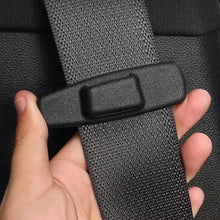 Load image into Gallery viewer, 2Pcs Universal Car Safety Belt Protection Clips Seat Belt Clamp Buckle Adjustment Lock Fastener Plastic Black
