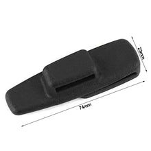Load image into Gallery viewer, 2Pcs Universal Car Safety Belt Protection Clips Seat Belt Clamp Buckle Adjustment Lock Fastener Plastic Black

