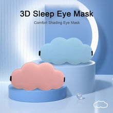 Load image into Gallery viewer, 3D Cloud Shape Eye Mask Ice Silk Slow Rebound Memory Cotton Shading Eye Mask Soft Comfortable Breathable Sleeping Eye Mask

