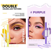 Load image into Gallery viewer, 12 Colors Double Head Dual-use Eyeliner Colorful Smooth Eyeliner Liquid Pen Waterproof Long Lasting Eyeliner Pen Makeup Cosmetics
