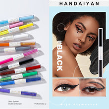 Load image into Gallery viewer, 12 Colors Double Head Dual-use Eyeliner Colorful Smooth Eyeliner Liquid Pen Waterproof Long Lasting Eyeliner Pen Makeup Cosmetics
