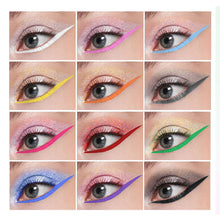 Load image into Gallery viewer, 12 Colors Double Head Dual-use Eyeliner Colorful Smooth Eyeliner Liquid Pen Waterproof Long Lasting Eyeliner Pen Makeup Cosmetics
