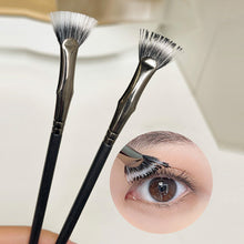 Load image into Gallery viewer, Fan-shaped Eyelash Brush Soft Bristle Angle Bend Eyelash Brush Makeup Brush Mascara Application Tool Beauty Tool
