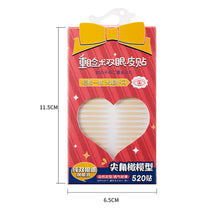 Load image into Gallery viewer, 520pcs Lace Crescent Self-adhesive Double Eyelid Stickers Natural Invisible Long-lasting Eyelid Stickers Makeup Tools
