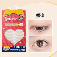 Load image into Gallery viewer, 520pcs Lace Crescent Self-adhesive Double Eyelid Stickers Natural Invisible Long-lasting Eyelid Stickers Makeup Tools
