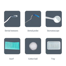 Load image into Gallery viewer, Disposable Oral Instrument Box Dental Oral Package Dental Veneer Instrument Package Dental Instrument Tray Teeth Care Tools
