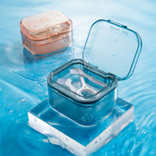 Load image into Gallery viewer, Multi-function Dental Braces Storage Box Orthodontic Denture Retainer Soaking Container Partial Teeth Cleaning Case
