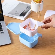 Load image into Gallery viewer, Denture Storage Box Mouth Guard Container Braces Case Portable Teeth Dental Appliance Supplies Tray Tooth Health Care
