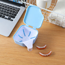 Load image into Gallery viewer, Denture Storage Box Mouth Guard Container Braces Case Portable Teeth Dental Appliance Supplies Tray Tooth Health Care
