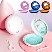 Load image into Gallery viewer, Ventilated Mirror Dental Sleeve Box Orthodontic Retainer Invisible Portable Dental Sleeve Box Dental Braces Storage Box
