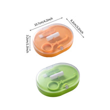 Load image into Gallery viewer, Two Layers Dental Brace Storage Large Capacity Orthodontic Retainer Storage Box Waterproof Breath Soaking Privacy Protection
