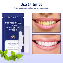 Load image into Gallery viewer, 14pairs 3D Gel Teeth Whitening Strips White Tooth Dental Kit Oral Hygiene Care Sticker False Teeth Veneers Dentist Whiten Gel
