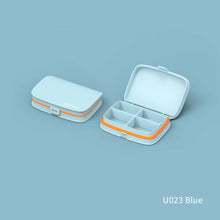 Load image into Gallery viewer, 4/6 Grid Waterproof Sealed Portable Medicine Box Transparent Medicine Multi-functional Subpackage Medicine Box Storage Box
