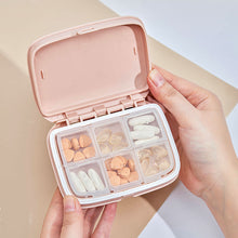 Load image into Gallery viewer, 4/6 Grid Waterproof Sealed Portable Medicine Box Transparent Medicine Multi-functional Subpackage Medicine Box Storage Box
