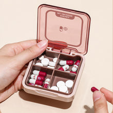 Load image into Gallery viewer, 4 Grids Portable Pill Box Organizer Medicine Tablet Organizer Container Drug Travel Divider Portable Tool Storage Case
