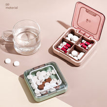 Load image into Gallery viewer, 4 Grids Portable Pill Box Organizer Medicine Tablet Organizer Container Drug Travel Divider Portable Tool Storage Case
