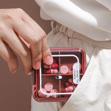 Load image into Gallery viewer, 4 Grids Portable Pill Box Organizer Medicine Tablet Organizer Container Drug Travel Divider Portable Tool Storage Case
