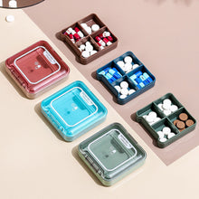 Load image into Gallery viewer, 4 Grids Portable Pill Box Organizer Medicine Tablet Organizer Container Drug Travel Divider Portable Tool Storage Case
