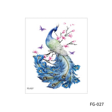 Load image into Gallery viewer, Cartoon Butterfly Temporary Wings Waterproof Tattoo Sticker for Fashion Women Girls Body Finger Art Flowers Tattoo Sticker
