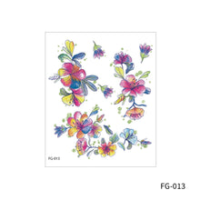 Load image into Gallery viewer, Cartoon Butterfly Temporary Wings Waterproof Tattoo Sticker for Fashion Women Girls Body Finger Art Flowers Tattoo Sticker
