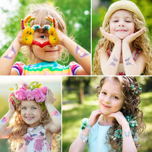 Load image into Gallery viewer, Cartoon Butterfly Temporary Wings Waterproof Tattoo Sticker for Fashion Women Girls Body Finger Art Flowers Tattoo Sticker
