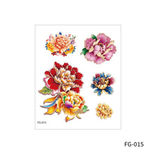 Load image into Gallery viewer, Cartoon Butterfly Temporary Wings Waterproof Tattoo Sticker for Fashion Women Girls Body Finger Art Flowers Tattoo Sticker
