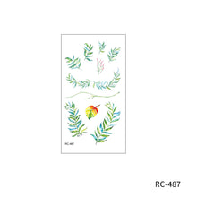 Load image into Gallery viewer, Maple Leaves Temporary Wings Waterproof Rose Flower Women Tattoo Sticker Girls Body Finger Art Flowers Tattoo Sticker
