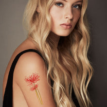 Load image into Gallery viewer, Maple Leaves Temporary Wings Waterproof Rose Flower Women Tattoo Sticker Girls Body Finger Art Flowers Tattoo Sticker

