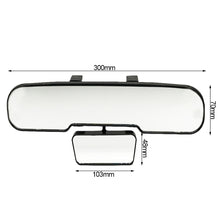 Load image into Gallery viewer, Car Interior 2-in-1 Rotatable Wide-angle Safety Mirror Mother Mirror Children's Rear View Mirror Accessories
