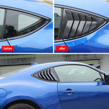 Load image into Gallery viewer, Pair Car Rear Quarter Window Louvers Spoiler Panel for Toyota 86 GT86 Subaru BRZ 2013-2018 Stickers
