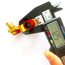 Load image into Gallery viewer, Pair 12V/24V Automotive Brass Material Battery Terminal Auto Wire Cable Clamp Quick Release Car Workshop Tooling Accessories
